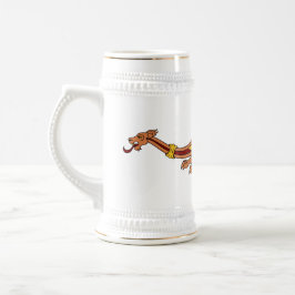 Jarra De Cerveza Diseño de dragones medievales 2015