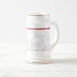 Jarra De Cerveza Diseño Mogol en un Stein
