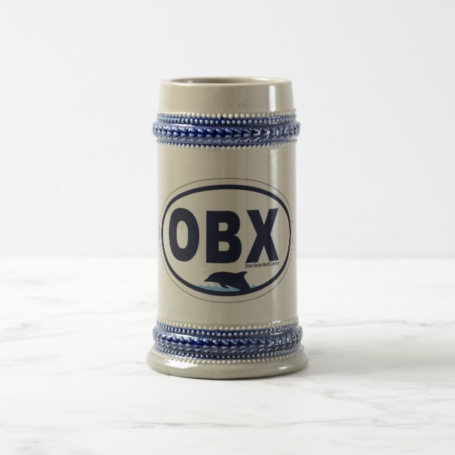 Jarra De Cerveza Diseño oval de Outer Banks (Centro)