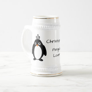 Jarra De Cerveza Diseño pingüino