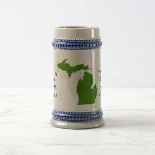 Jarra De Cerveza Disfrute del U.P. Michigan con Da Yoopers