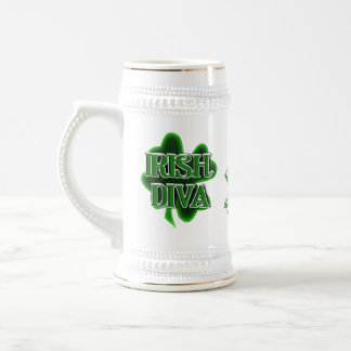 Jarra De Cerveza Diva irlandesa del Día de San Patricio