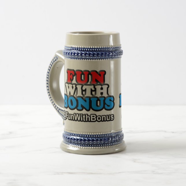 Jarra De Cerveza Diversión con la prima Stein (Anverso izquierdo)