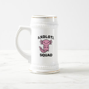 Jarra De Cerveza Divi squad de Axolotl lindo gracioso fiesta editab