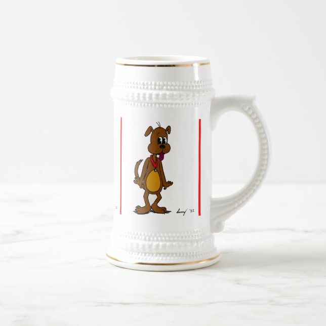 Jarra De Cerveza Doggy Toon Stein (Derecha)
