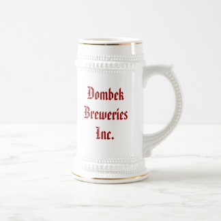 Jarra De Cerveza Dombek Breweries Inc., buena cerveza f… -