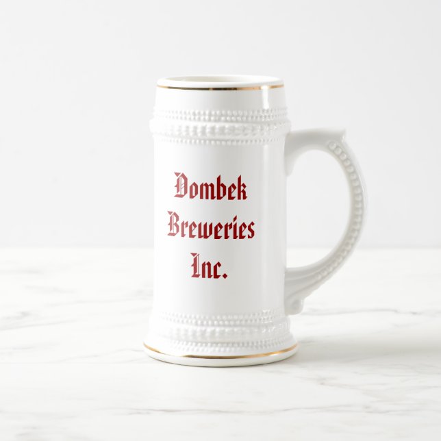Jarra De Cerveza Dombek Breweries Inc., buena cerveza f… - (Derecha)
