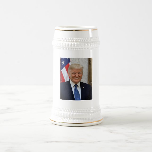 Jarra De Cerveza Donald Trump Presidente de los Estados Unidos Casa (Centro)