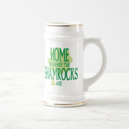 Jarra De Cerveza Donde están Stein los tréboles