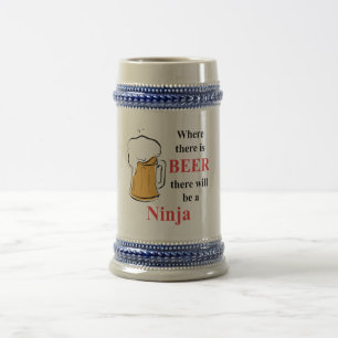 Jarra De Cerveza Donde hay cerveza - Ninja