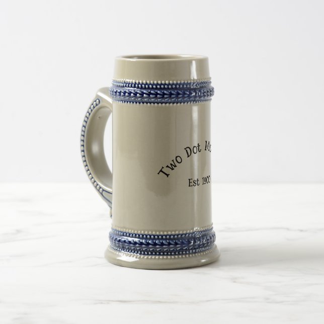 Jarra De Cerveza Dos Dot Montana Beer Stein (Anverso izquierdo)