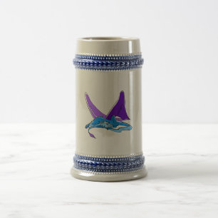 Jarra De Cerveza Dragón de la fantasía el dormir