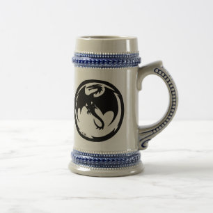 Jarra De Cerveza Dragón negro
