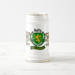 Jarra De Cerveza Duffy/O'Duffy Irish Shield Personalizado Beer Stei
