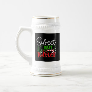 Jarra De Cerveza Dulce Pero Divertido Caramelo De Navidad Torcido