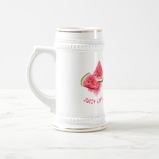 Jarra De Cerveza Dulce Rojo Juicy Watermelon Beer Stein (Izquierda)
