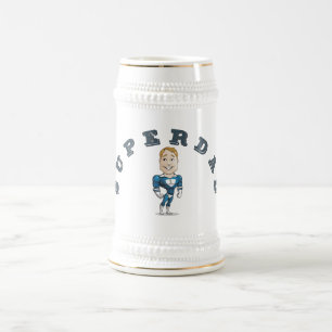 Jarra De Cerveza Dulce Vector Caricatura Super Papá
