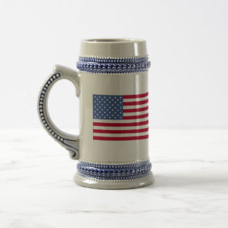 Jarra De Cerveza El americano grande Stein del rojo uno