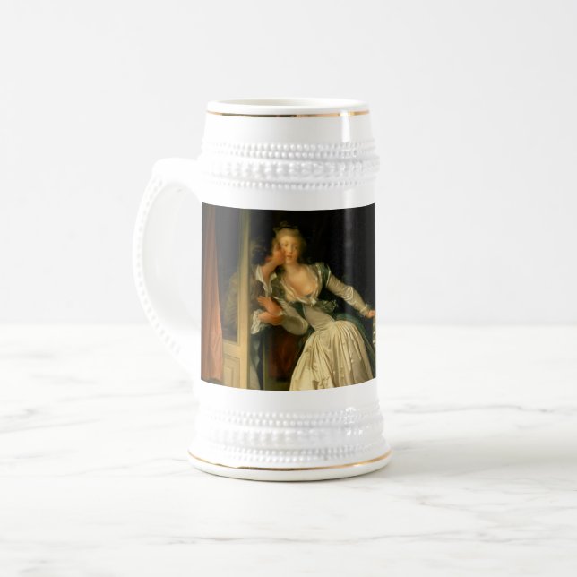 Jarra De Cerveza El beso robado Fragonard (Anverso izquierdo)