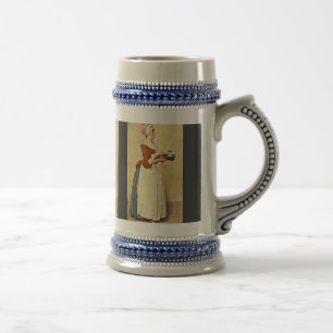 Jarra De Cerveza El chica del chocolate (Srta. Baldauf), por