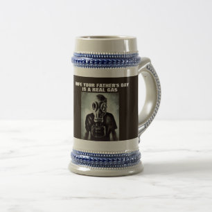 JARRA DE CERVEZA EL DÍA DEL PADRE GAS MASK BEER STEIN