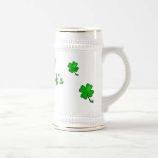 Jarra De Cerveza El día Stein de St Patrick