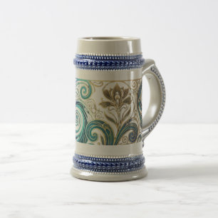 Jarra De Cerveza El emblema del amor verdadero - Tankard de cerveza
