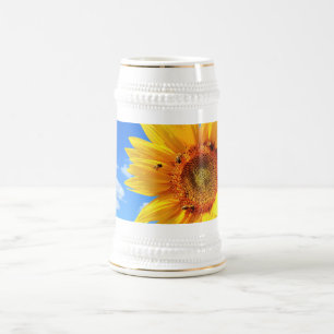 Jarra De Cerveza El girasol y la cerveza
