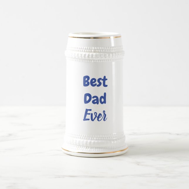 Jarra De Cerveza El mejor padre jamás (Centro)