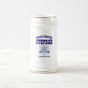 Jarra De Cerveza El mejor STEPDAD del mundo - Regalo por el Día del