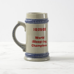 Jarra De Cerveza El mundo (señal) - ing defiende a Stein