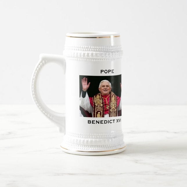 JARRA DE CERVEZA EL PAPA BENEDICTO XVI (Izquierda)