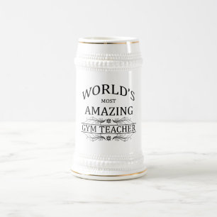 Jarra De Cerveza El profesor del gimnasio más asombroso del mundo