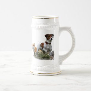 Jarra De Cerveza El Terrier Jack Russell, Arte
