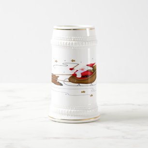 Jarra De Cerveza El trineo de Santa - Stein