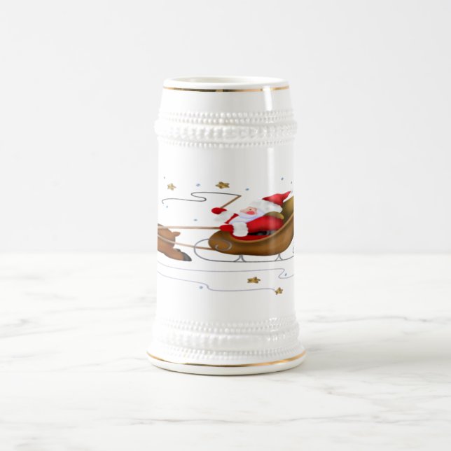 Jarra De Cerveza El trineo de Santa - Stein (Centro)