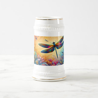 Jarra De Cerveza El viaje de la libélula