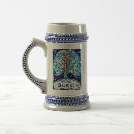 Jarra De Cerveza En la búsqueda de mi vida - Árbol - estrellas.