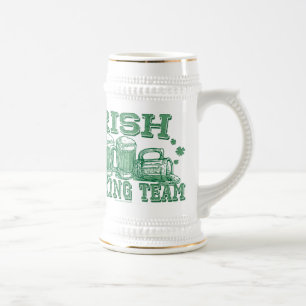 Jarra De Cerveza Engranaje de consumición irlandés del equipo