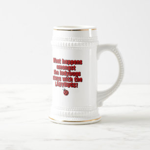 Jarra De Cerveza Entre las mariquitas