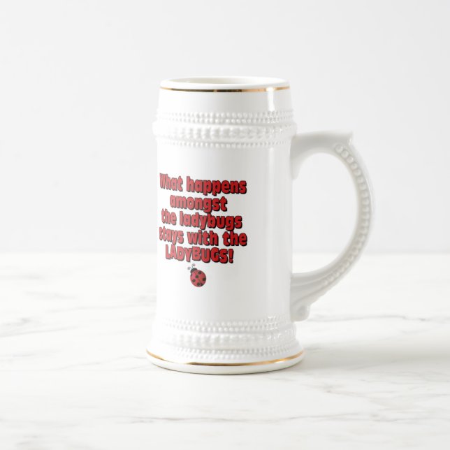 Jarra De Cerveza Entre las mariquitas (Derecha)
