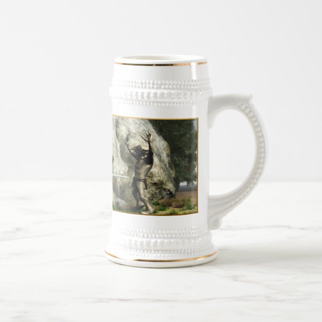 Jarra De Cerveza Entregúese o muera, enemigo poderoso (Derecha)