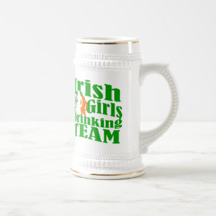 Jarra De Cerveza Equipo de bebidas de chicas irlandeses