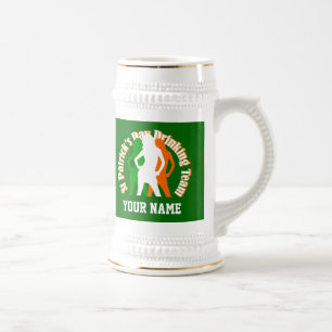 Jarra De Cerveza Equipo de bebidas del chica St Patrick