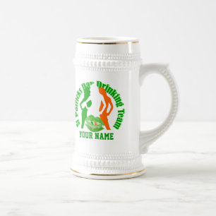 Jarra De Cerveza Equipo de bebidas personalizado de St Patrick