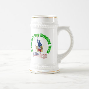 Jarra De Cerveza Equipo de bebidas personalizado de St Patrick