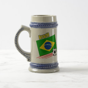 Jarra De Cerveza Equipo de fútbol brasileño