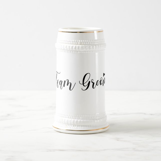 Jarra De Cerveza Equipo Groom-Boda,-Bachelor-fiesta (Centro)