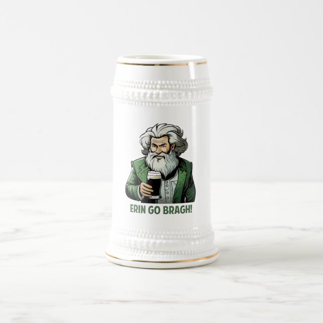 Jarra De Cerveza ¡Erin Go Bragh! -Irlandés (Centro)