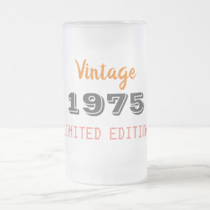 Jarra de cerveza escarchada vintage de 1975 – Rega